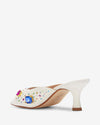 The Moment Peep Toe Kitten Heel - Ivory