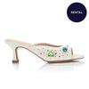 ReNTAL - The Moment Peep Toe Kitten Heel - Ivory