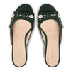 The Moment Peep Toe Kitten Heel - Green