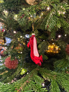 Christmas Ornament - Red Bow Shoe