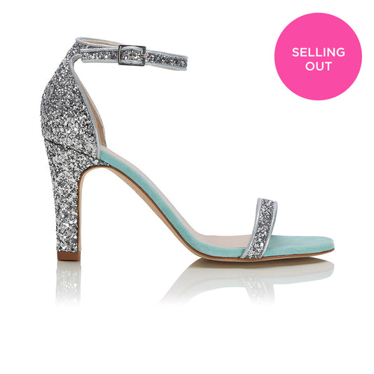 Out Out Sandal - Silver Glitter