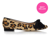 Bow Flat Shoe - Leopard Print