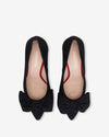 Bow Pump Heel - Black