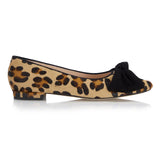 Flat Bow Shoe - Leopard Print