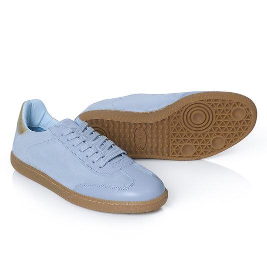 Sporty Trainer - Baby Blue Suede