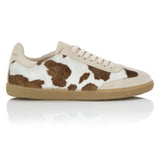 Sporty Trainer - Cow/Beige Suede