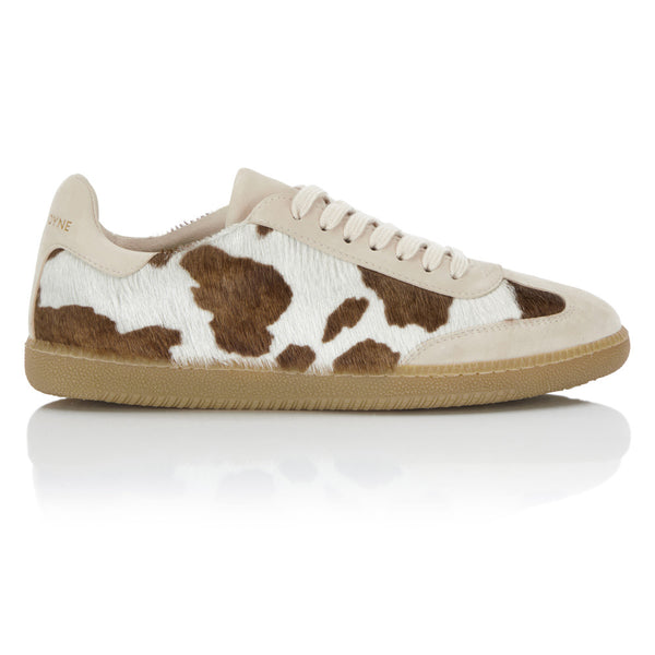 Sporty Trainer - Cow/Beige Suede