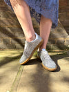 Sporty Trainer - Silver Glitter