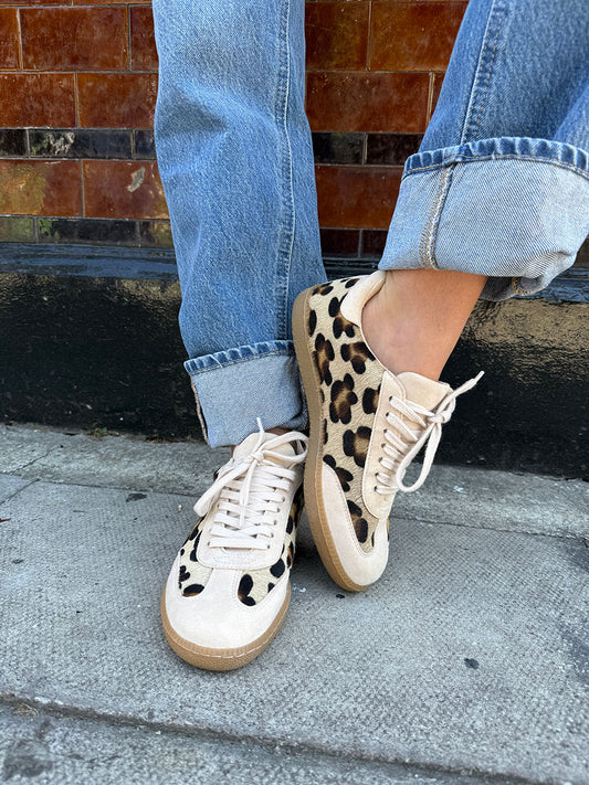 Sporty Trainer - Leopard/Beige
