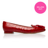 Tassel Flat - Red Croc