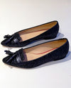 ReSELL - Tassel Flat - Navy Glitter 37