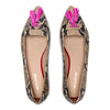 Tassel Flat - Snake/Pink