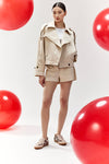 Sporty Trainer - Cow/Beige