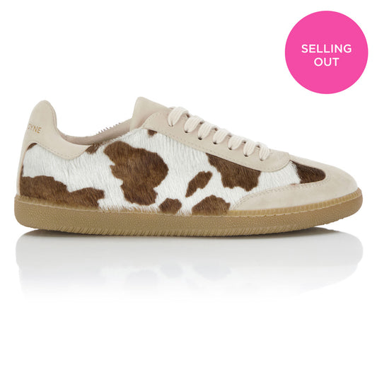 Sporty Trainer - Cow/Beige