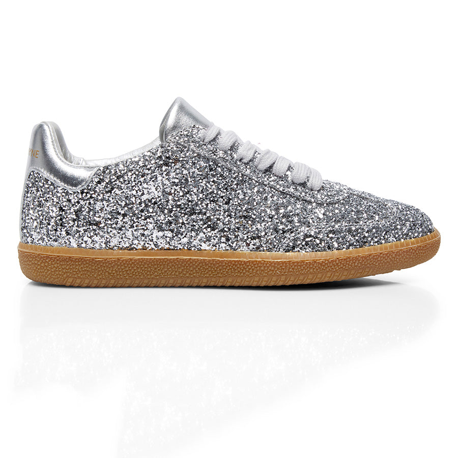 Sporty Trainer - Silver Glitter