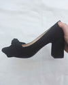 ReSELL - Bow Pump Heel - Black 39