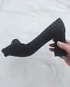 ReSELL - Bow Pump Heel - Black 39