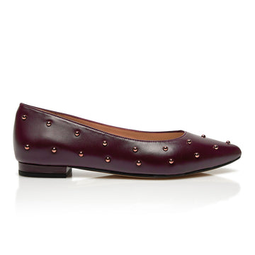 Bon Bon Flat - Burgundy
