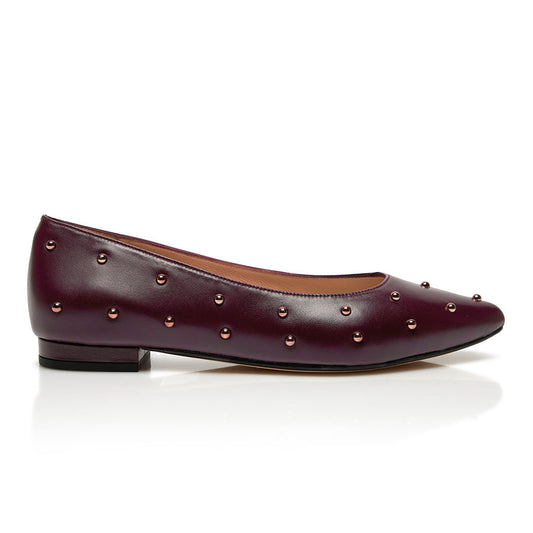 Bon Bon Flat - Burgundy