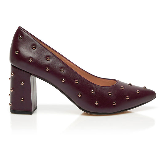 Bon Bon Pump Heel - Burgundy