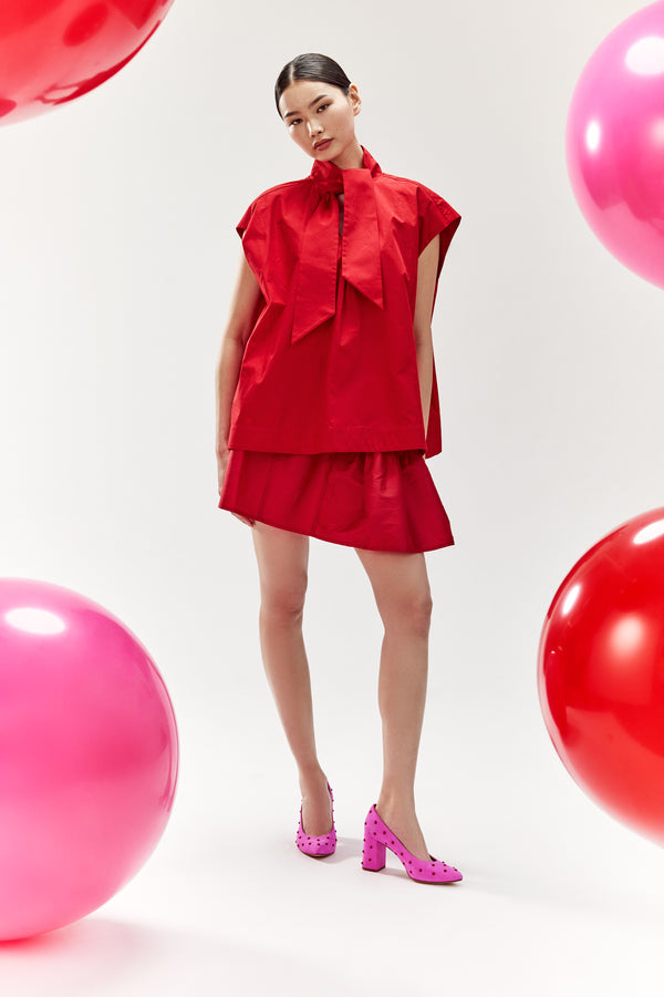 Bon Bon Pump Heel - Pink & Red