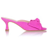 Bow Peep Toe Kitten Heel - Pink