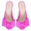 Bow Peep Toe Kitten Heel - Pink