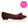 Bow Flat - Burgundy
