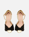 Bow Platform - Gold Glitter