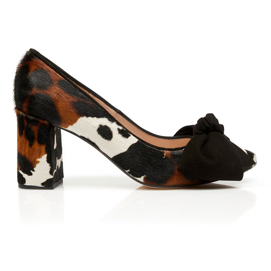 Bow Pump Heel - Cow