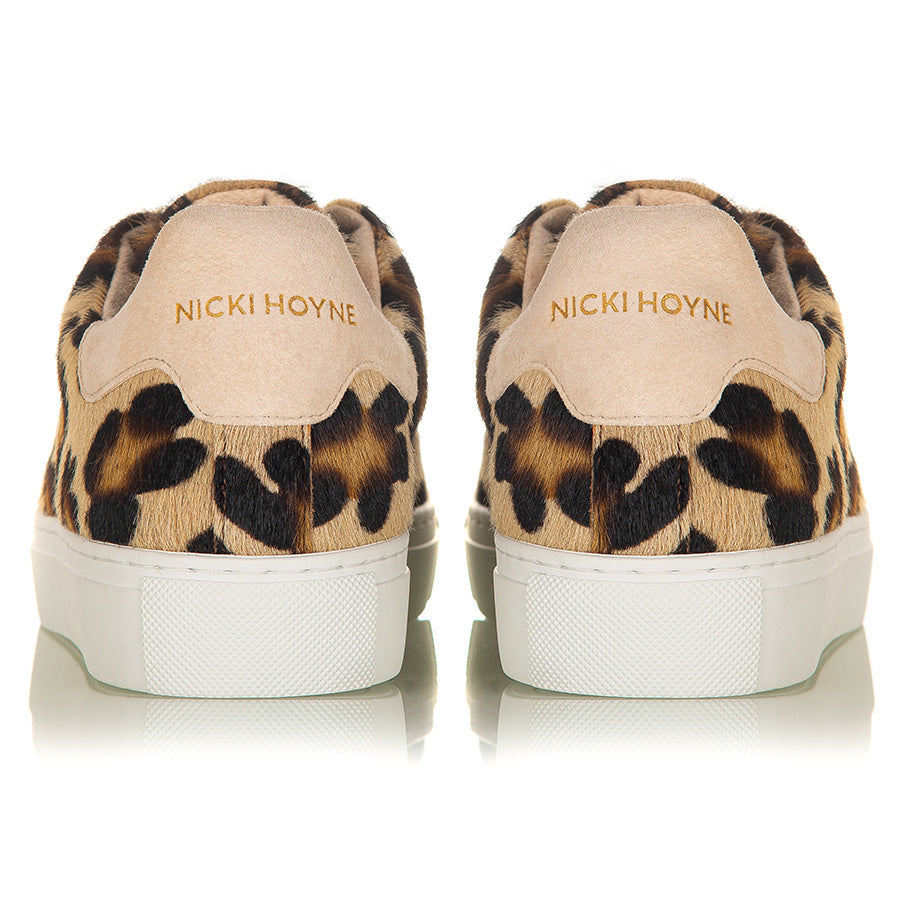 スニーカー HUECLOSET R Vintage Leopard Sneakers Notice Stitch Dk Leopard Calf Hair Sneakers | Dolce Vita