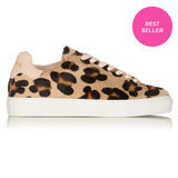 Classic Trainer - Leopard/Beige Suede