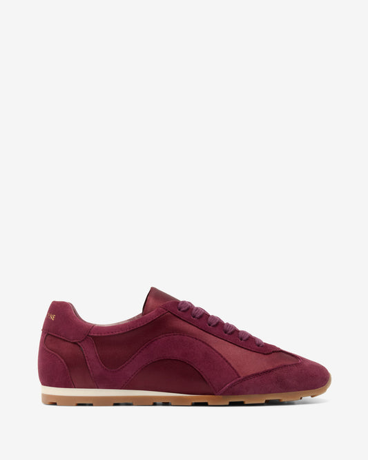 Kate Trainer - Burgundy Satin