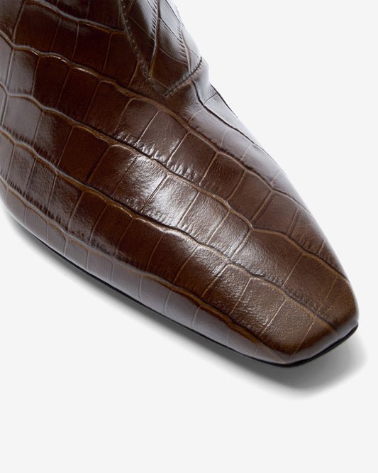 Lou Boot - Brown Croc