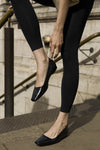 Margot Flat - Black Croc