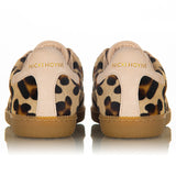 Sporty Trainer - Leopard/Beige Suede