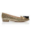 Tassel Flat - Gold Glitter