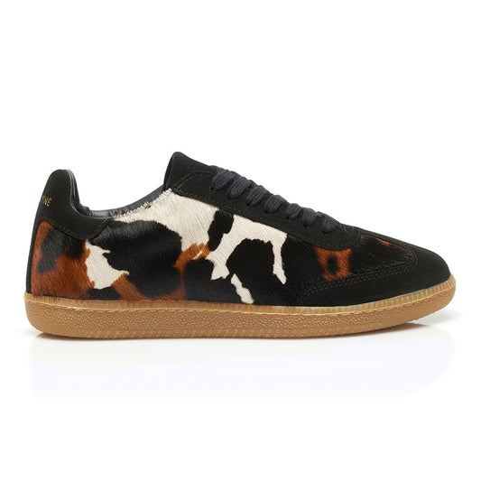 Sporty Trainer - Cow/Black