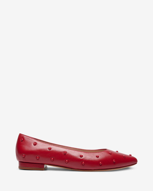 Bon Bon Flat - Red & Red