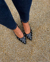 Bon Bon Pump Heel - Black & Pearl