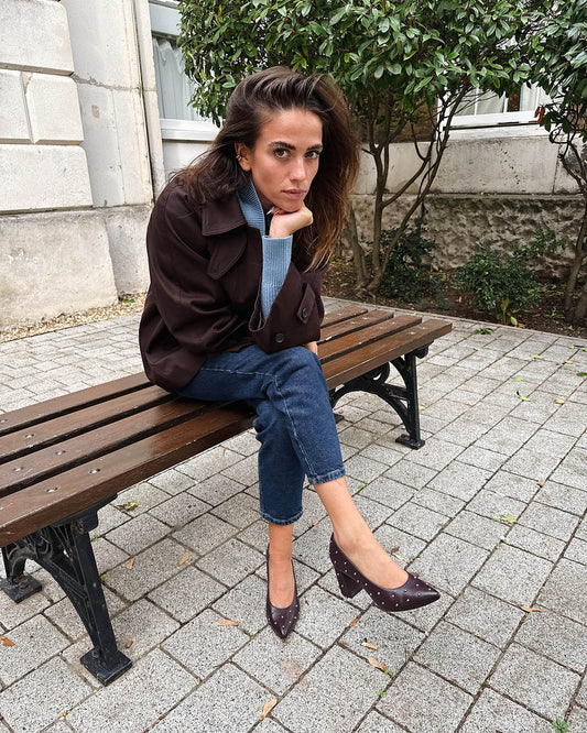 Bon Bon Pump Heel - Burgundy