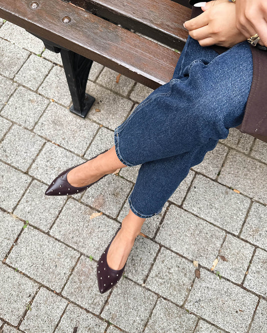 Bon Bon Pump Heel - Burgundy