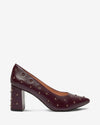 Bon Bon Pump Heel - Burgundy