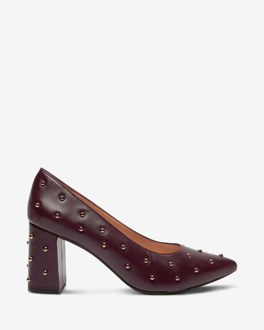 Bon Bon Pump Heel - Burgundy