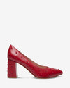 Bon Bon Pump Heel - Red & Red