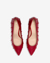 Bon Bon Pump Heel - Red & Red