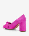 Bow Pump Heel - Pink