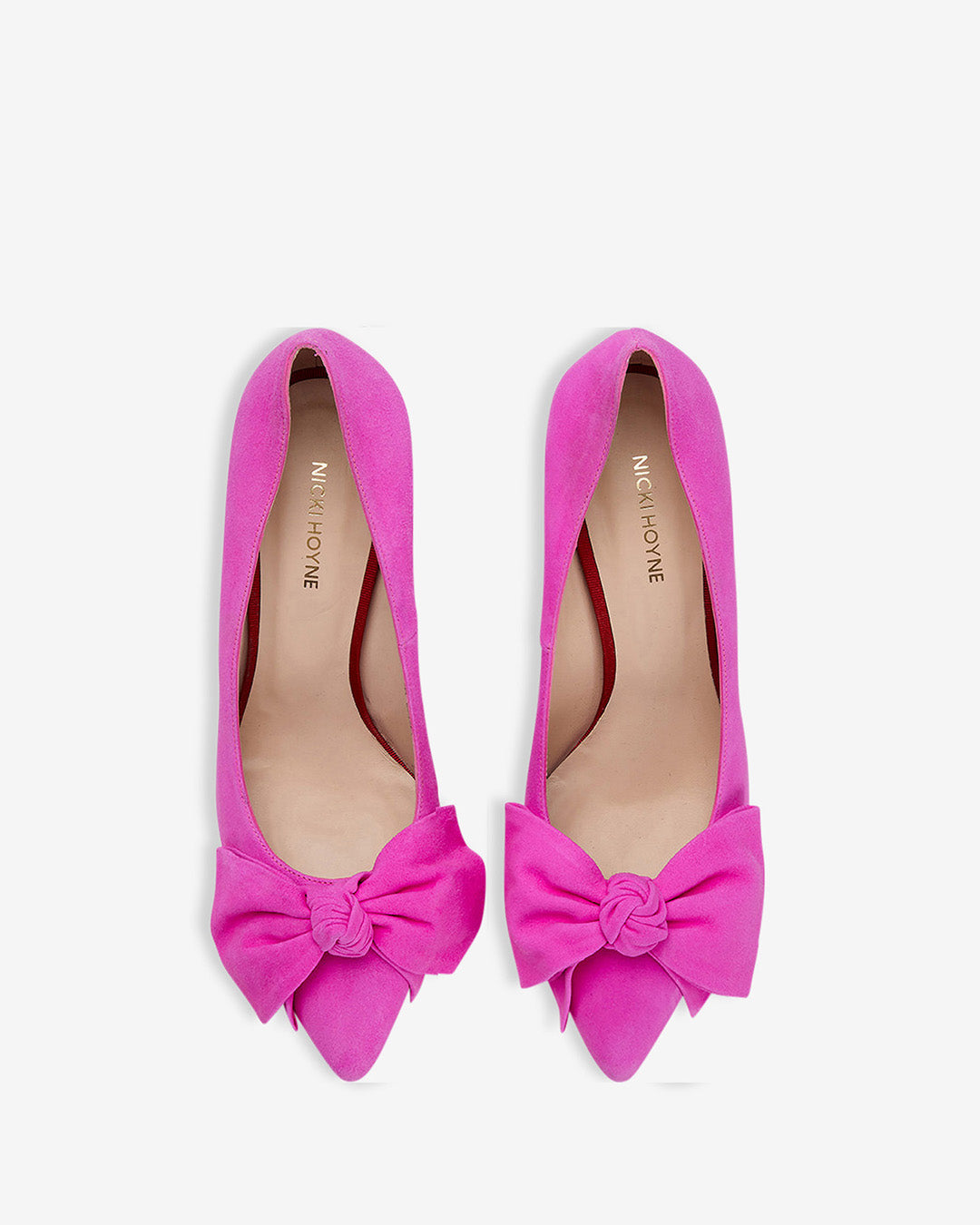 Bow Pump Heel - Pink – Nicki Hoyne