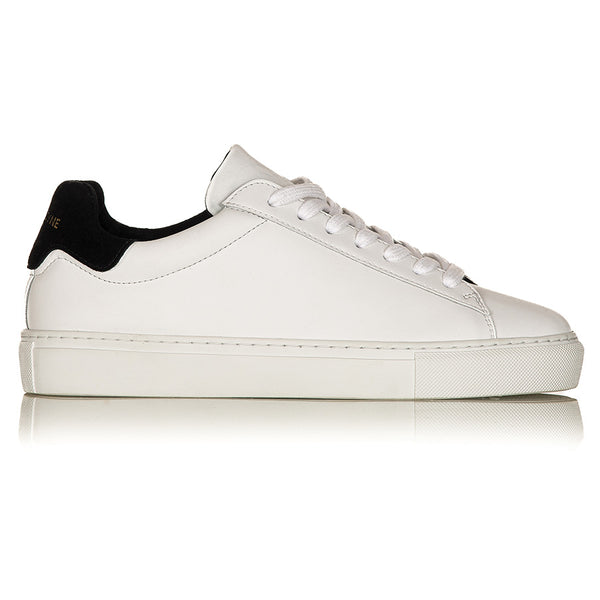 Classic Trainer - White/Black Suede