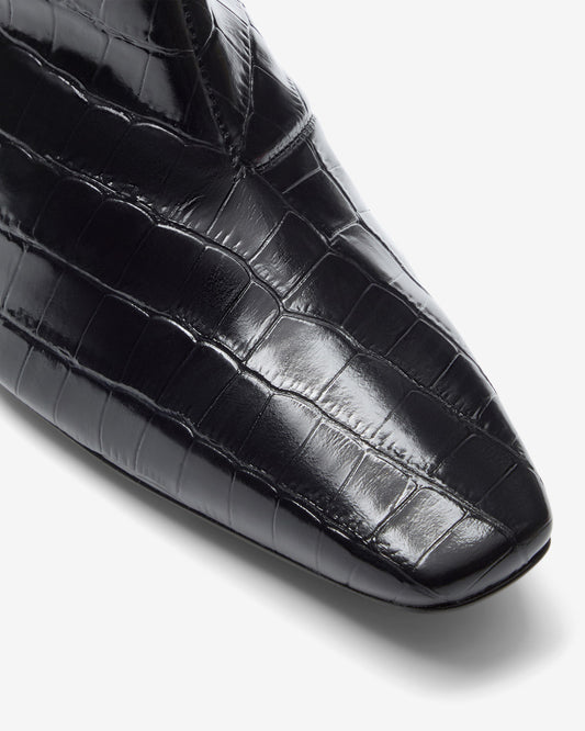 Lou Boot - Black Croc